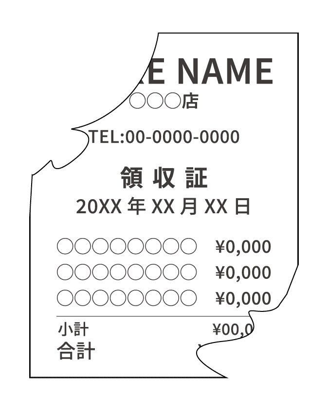 欠け・破れのイメージ