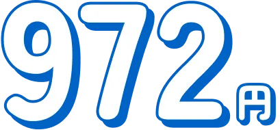 972円（税込）