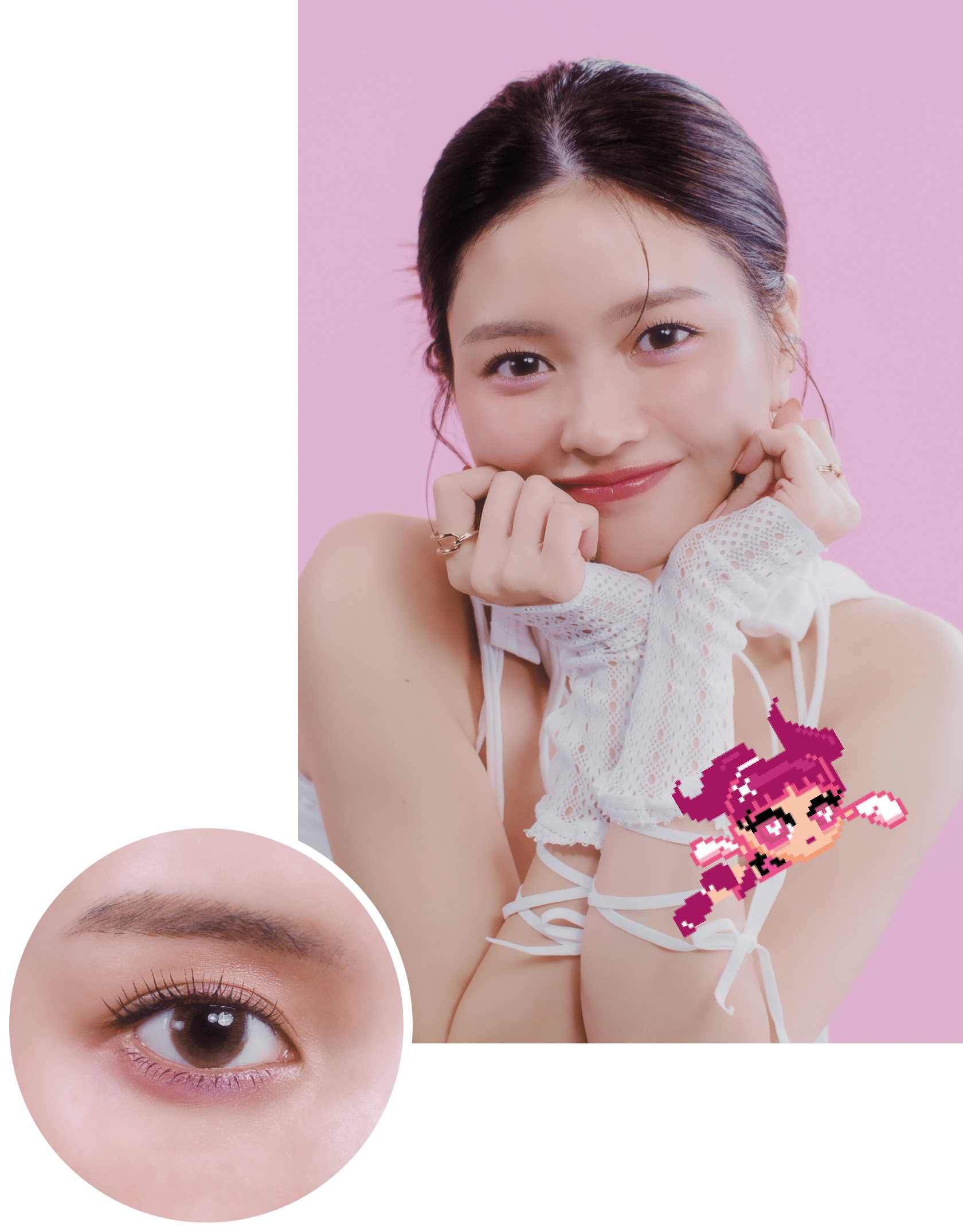 下向きまつ毛もくるんとギュン上げ！自然な目ヂカラのナチュ盛り