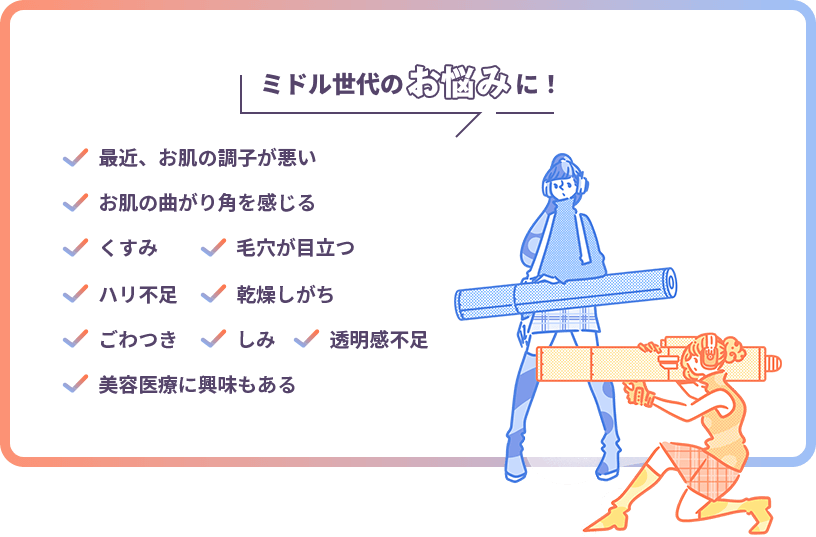 ミドル世代のお悩みに