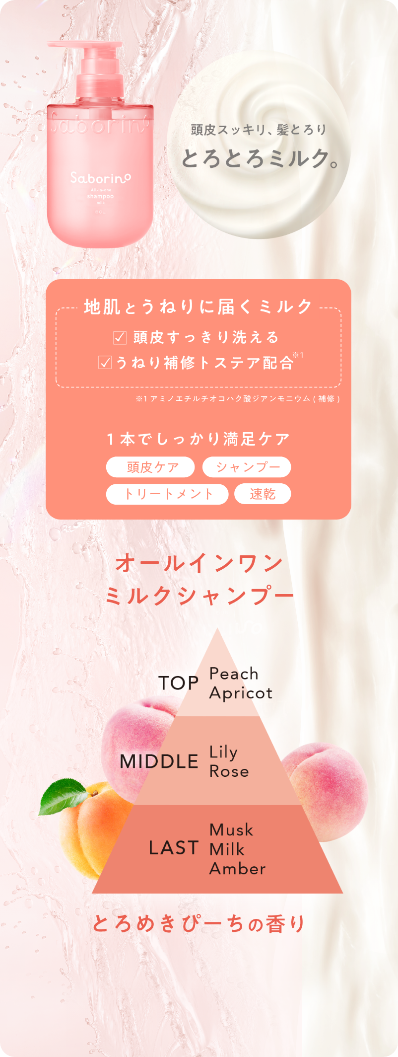 オールインワン ミルクシャンプー