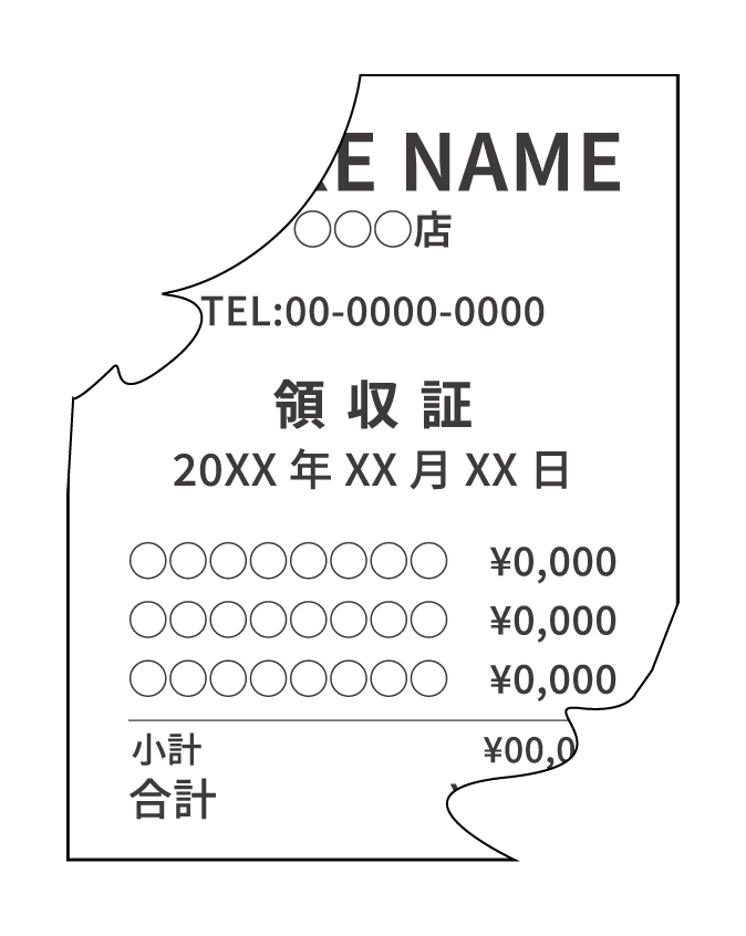 欠け・破れのイメージ