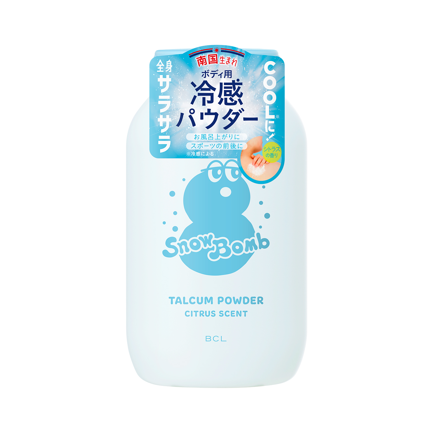 スノーボム タルカムパウダー シトラスの香り 50g