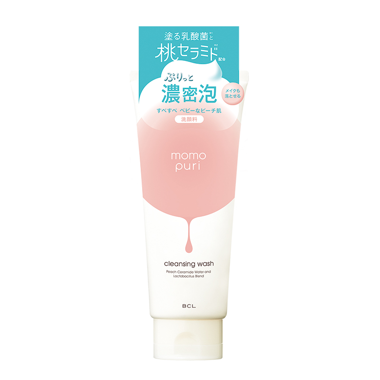 ももぷり　潤いクレンジング洗顔 150g