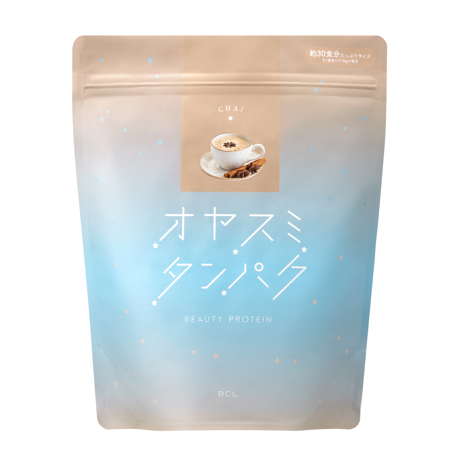 オヤスミタンパク　たっぷりサイズ チャイ味＜プロテインパウダー＞ 300g