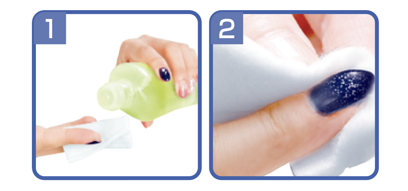 ネイルカラーを落とす場合