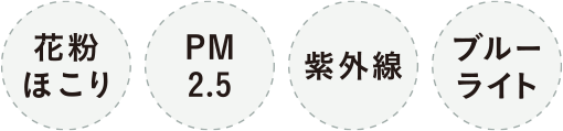 環境因子からお肌を守る
