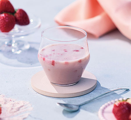 甘酸っぱいフレッシュなイチゴ味！