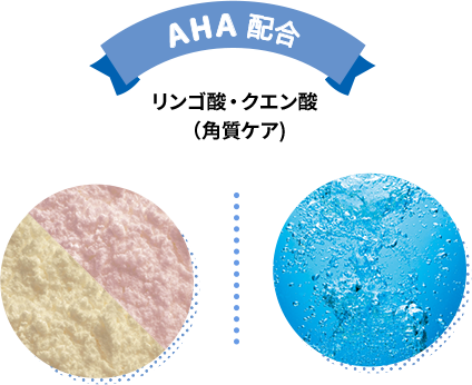 AHA&BHA*配合 AHA リンゴ酸・クエン酸（角質ケア)