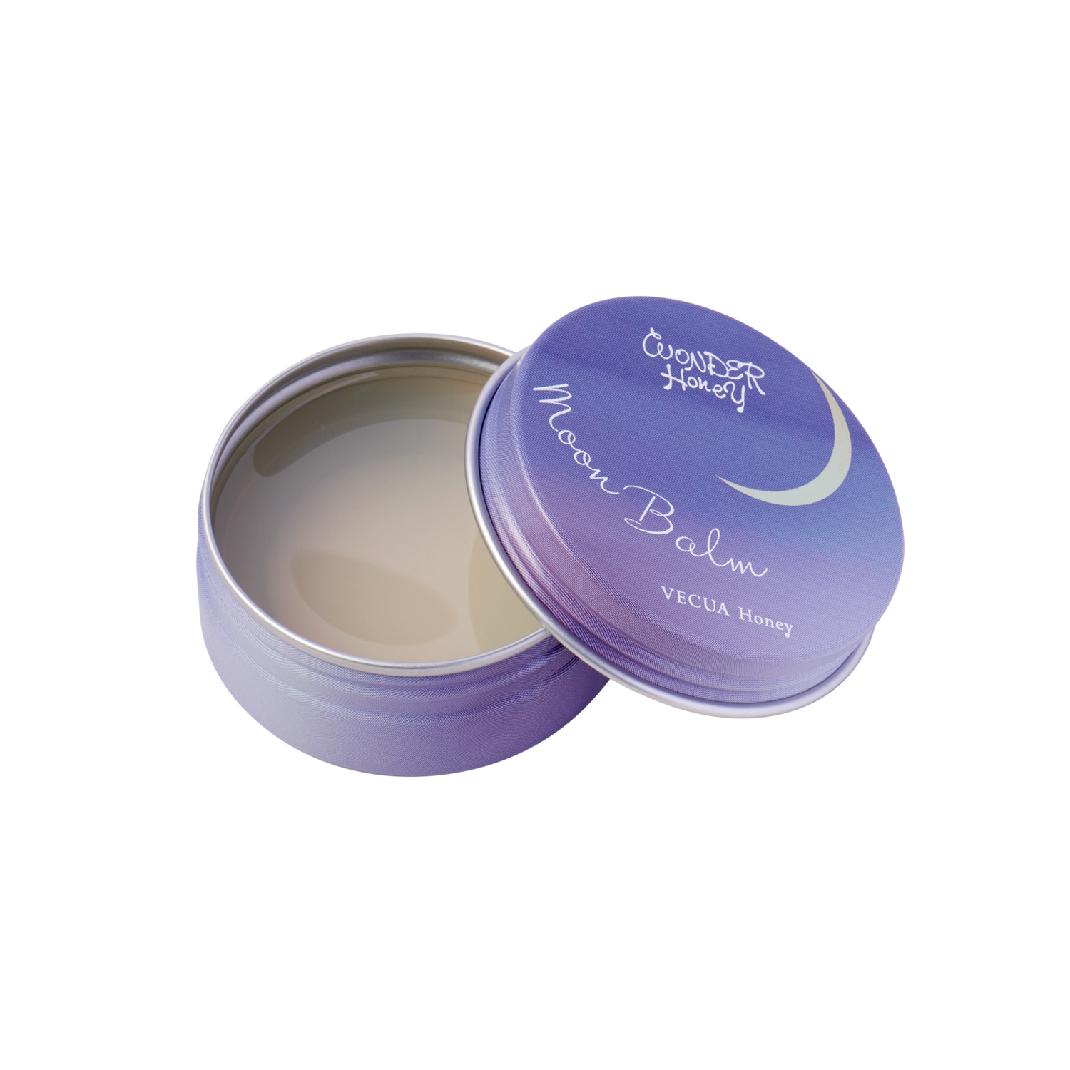 ワンダーハニー　ムーンバーム カモミールティー　ボディケア　リップネイルケア　蓋開き本体画像